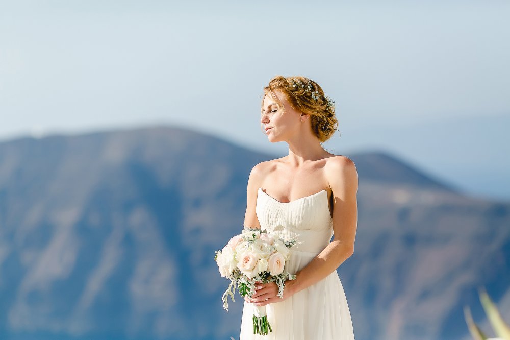 Свадебный образ невесты для греческой свадьбы