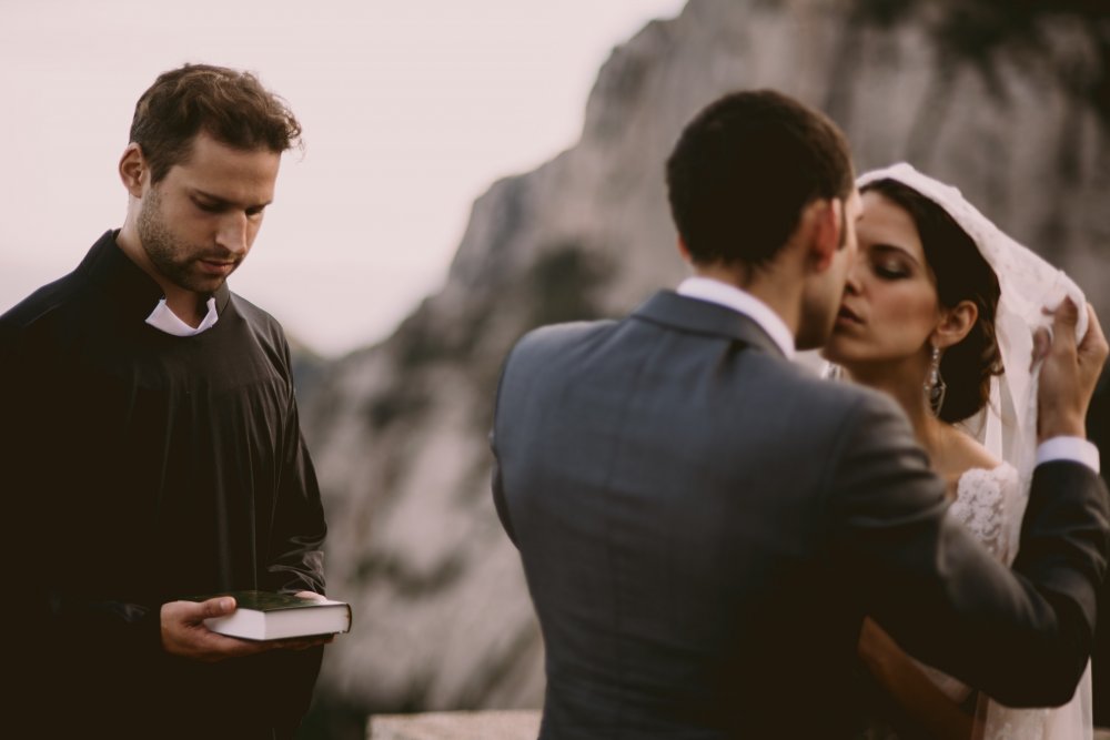 Свадебная регистрация со свещенником