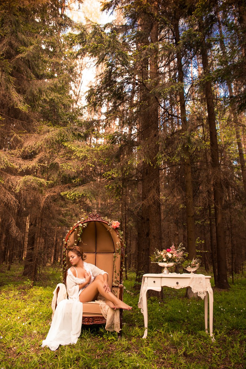 Утро невесты Ирины в чарующем лесу
