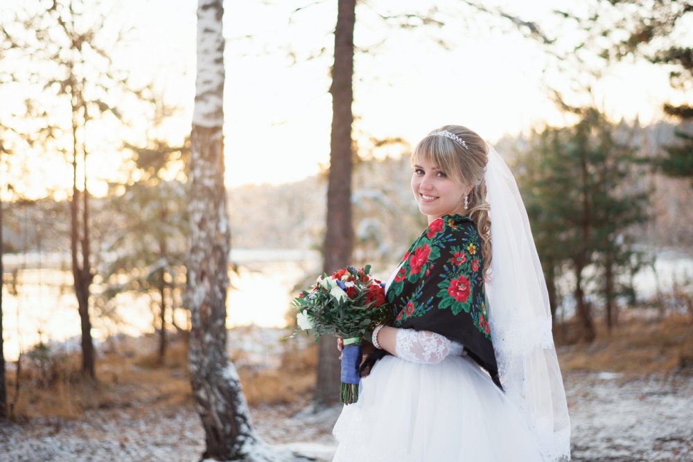 Образ невесты в русском стиле