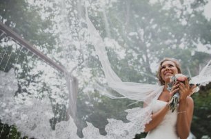 Нежная фата невесты