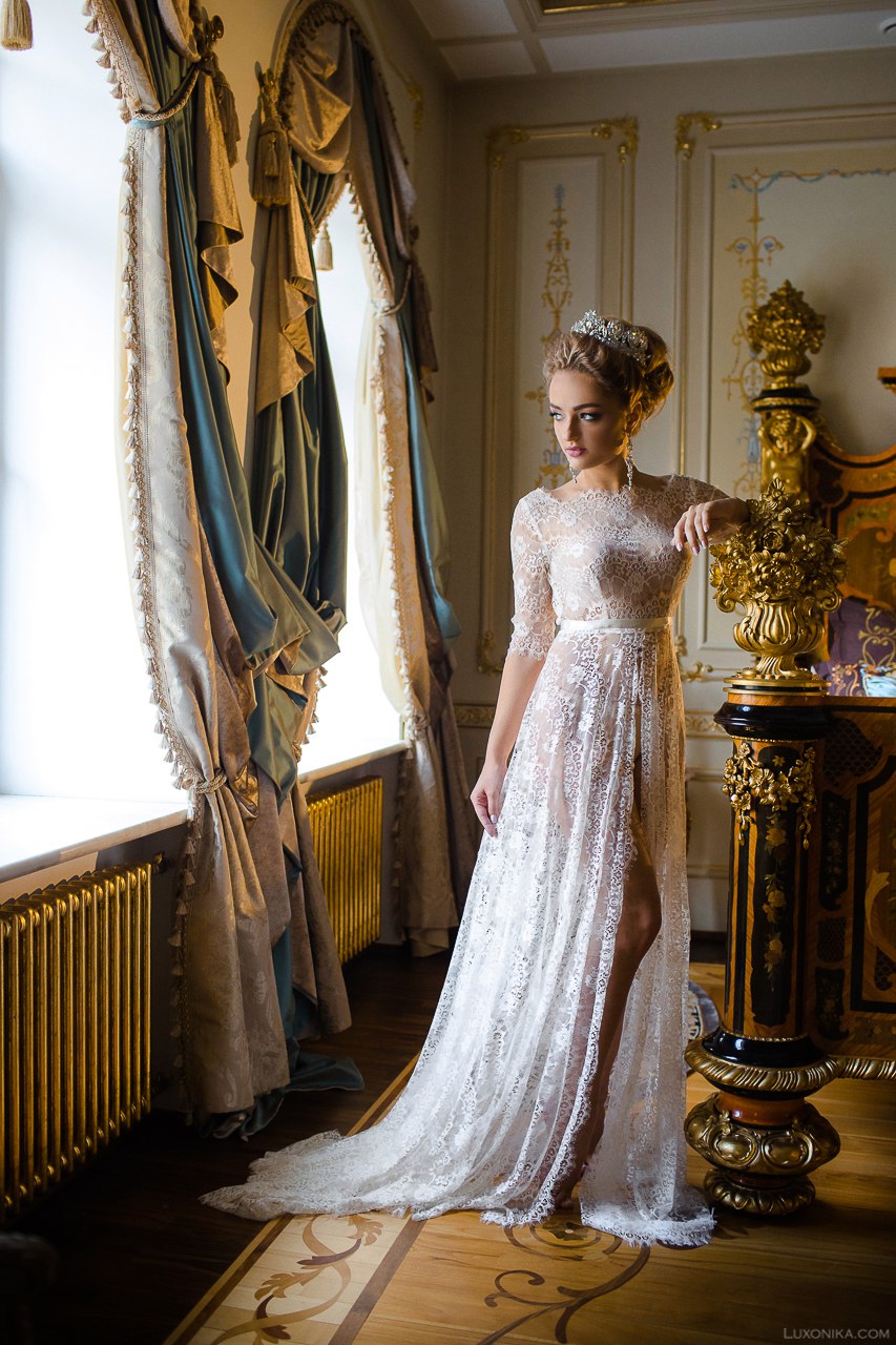 "Анабель" — кружевное будуарное платье для настоящей королевы!