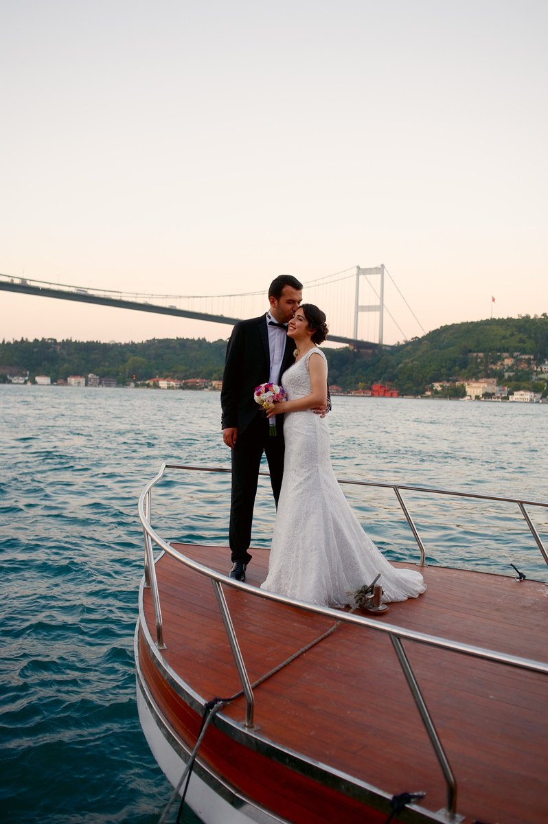 Свадьба на яхте в Стамбуле