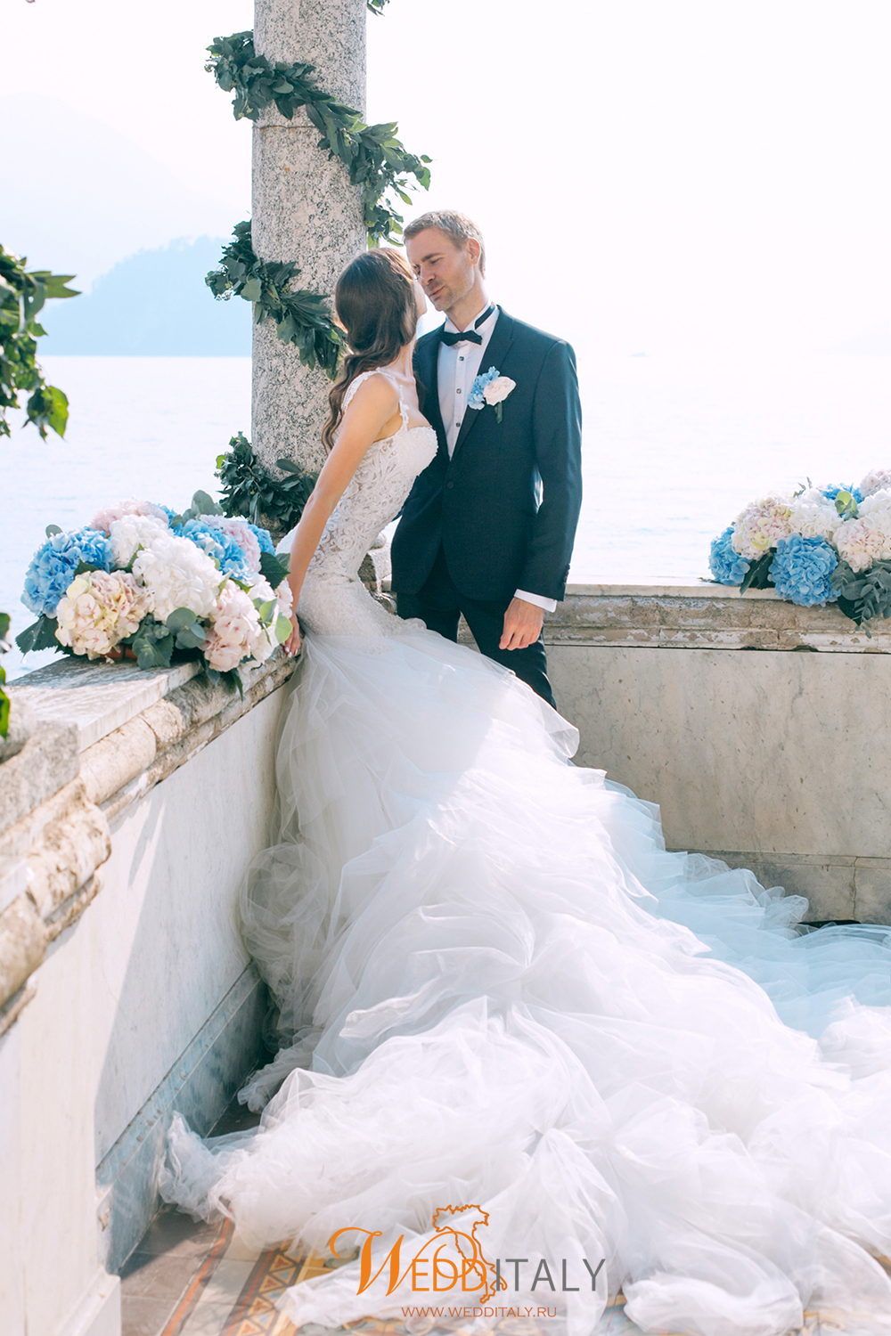 Свадьба на озере Комо, свадьба в Италии, свадьба за границей