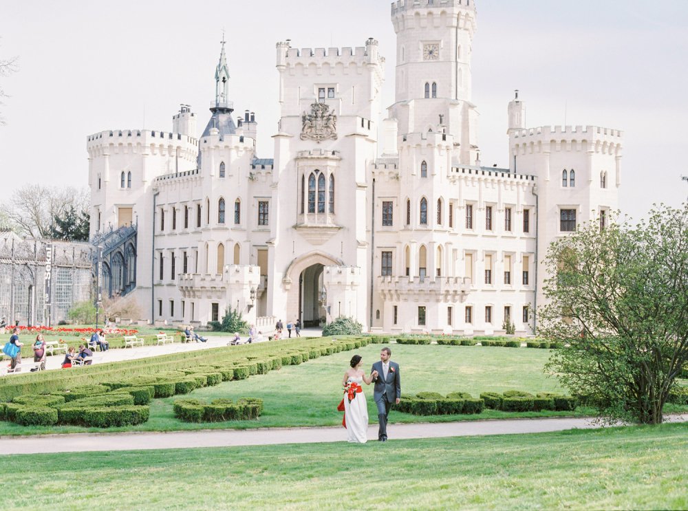 Свадьба в Чехии, свадьба в замке Глубока над Влтавой