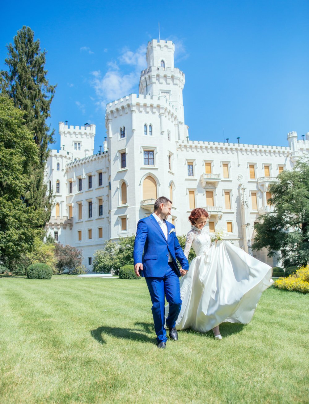 Свадьба в замке Глубока над Влтавой Екатерины и Евгения