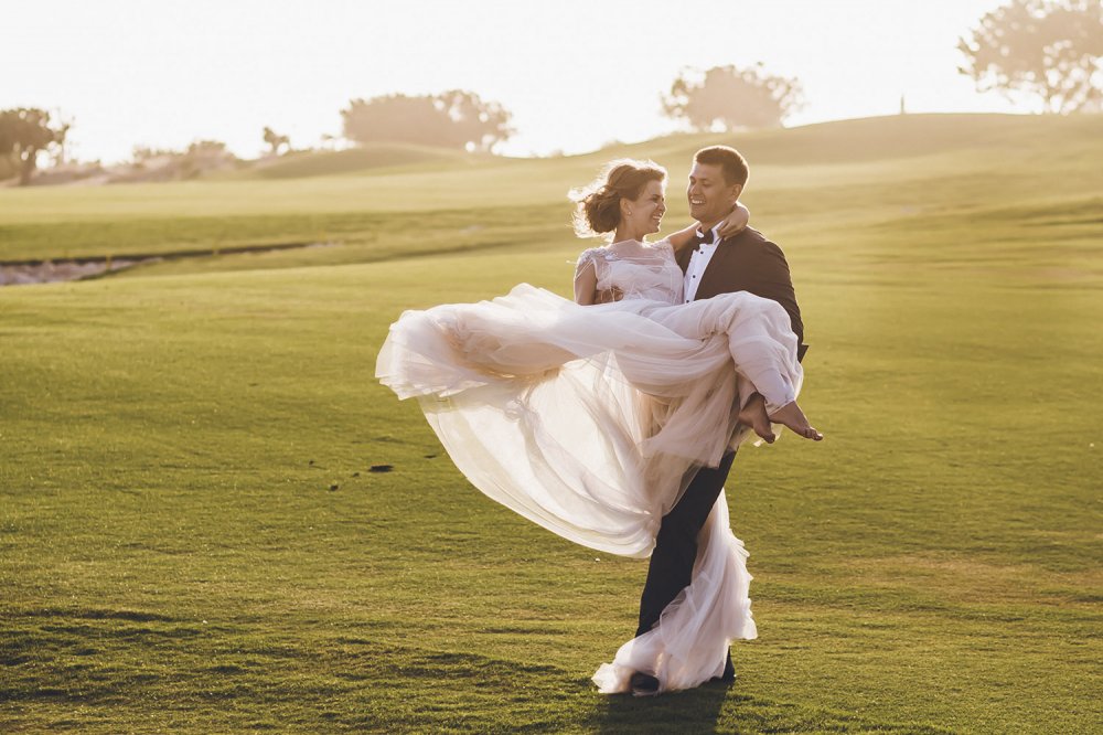 Свадьба на гольф-полях на Кипре от компании T-Style Ltd.