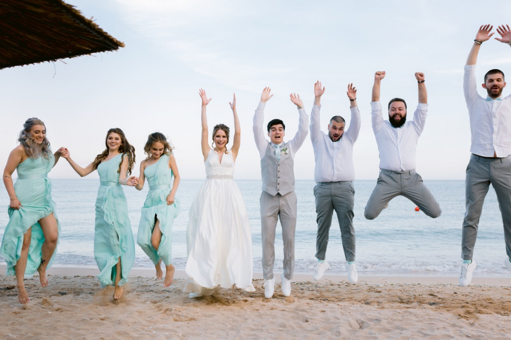 Свадьба в Болгарии, Свадьба на пляже. Организация INSIDE WEDDING. Фотограф Юлия Маринова.
