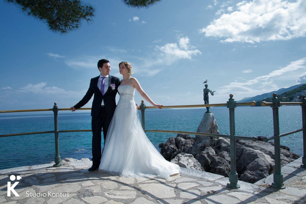 Свадебная фотосессия на целый день (12 часов) в Хорватии