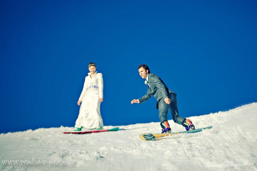 Австрийская зимняя свадьба
