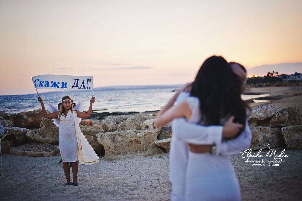 Свадьба на Кипре. Организация  романтических  моментов.