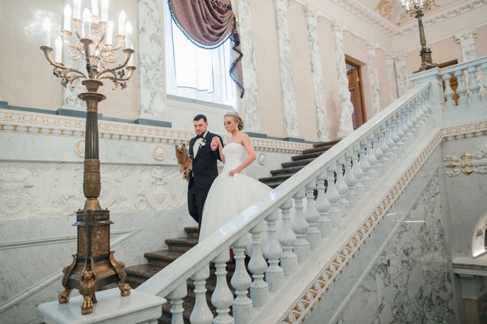 Свадьба Ольги и Андрея "Райский сад" в отеле Four Seasons Lion Palace Saint-Petersburg