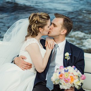 Морская свадьба Романа и Ольги