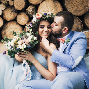 Рустикальная свадьба в пастельных тонах: Ян и Марина