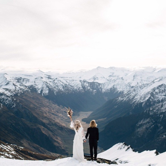 Свадьба в горах: 35 фото для вдохновения