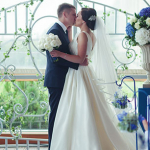 Элегантная свадьба в черничном цвете: Анна и Сергей