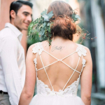 Тренд лета: свадебные платья с тонкими бретелями