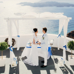 Свадьба для двоих на Санторини: Денис и Ирина
