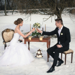Снежная любовь: зимняя свадебная фотосессия Сергея и Ольги