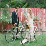 Свадебные тренды: прогулка на велосипедах