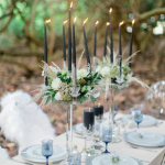 Свадьба в деталях: свечи и подсвечники