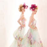 Тренд 2015 — свадебные платья с цветочным принтом