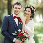 Яркая свадьба с красными акцентами: Сергей и Алёна