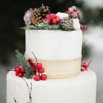 60 сказочных зимних свадебных тортов
