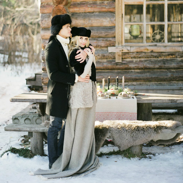 Зимние образы: 35 фотоидей для запоминающейся свадьбы