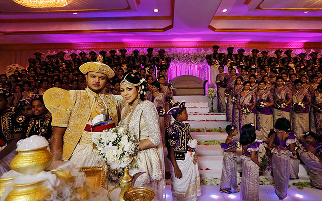 Рекордная свадьба на Шри-Ланке