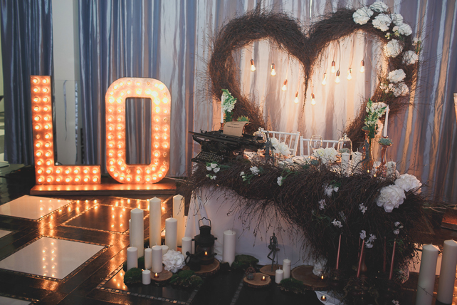BRIDAL SHOW AND WEDDING EXPO 2015 успешно проведено, декор стола молодожен