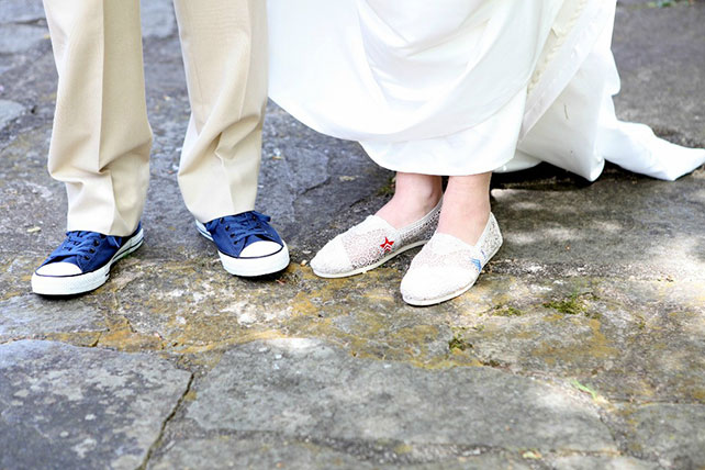 обувь жениха и невесты, Самая гиковская свадьба, фото