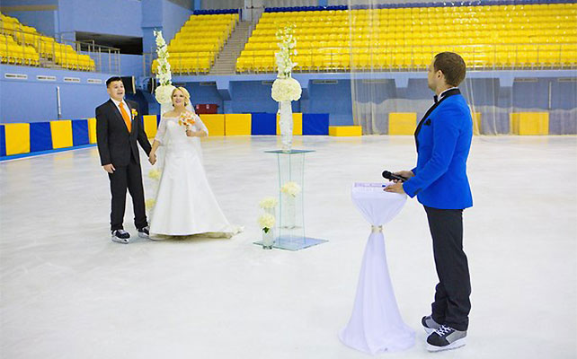 свадьба на льду в Ульяновске