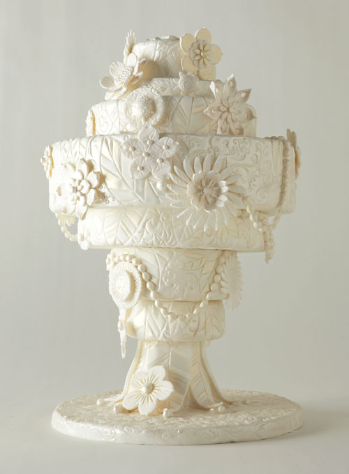 Удивительная конструкция свадебного торта