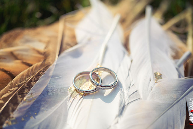 Лесная свадьба в стиле бохо, кольца