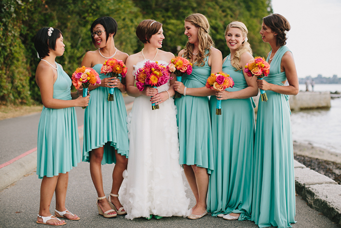Платье подружки невесты бирюзовый цвет