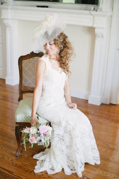 Деталь образа невесты - шляпка