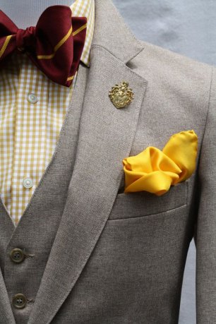 Аксессуары жениха: галстук-бабочка и шелковый платок