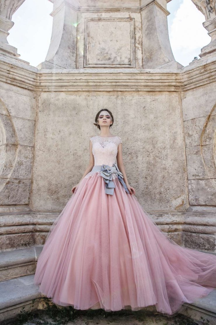 Розовое платье на свадьбу