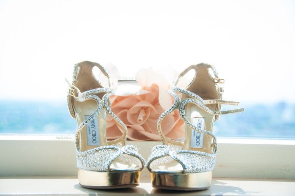 Обувь невесты: туфли в серебрянном цвете