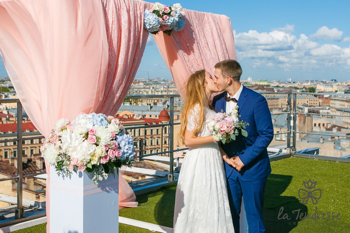 Воздушная свадьба Кирилла и Алены