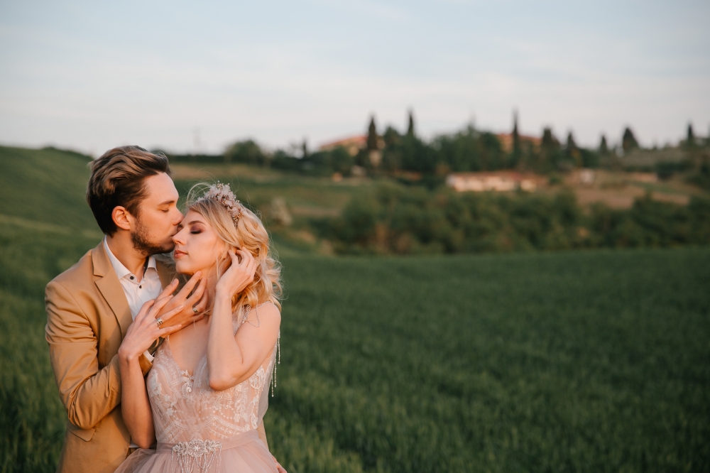 Свадебная фотосессия Кати и Леши в Тоскане