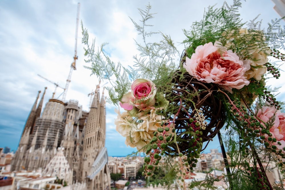 Крыши Барселоны - свадьба Катерины и Сергея в Испании