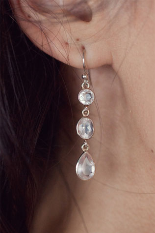 сережки и украшения для невесты