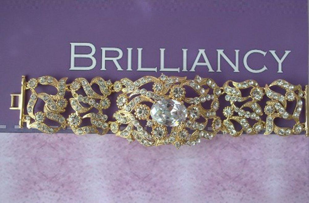 Браслет с родиевым покрытием