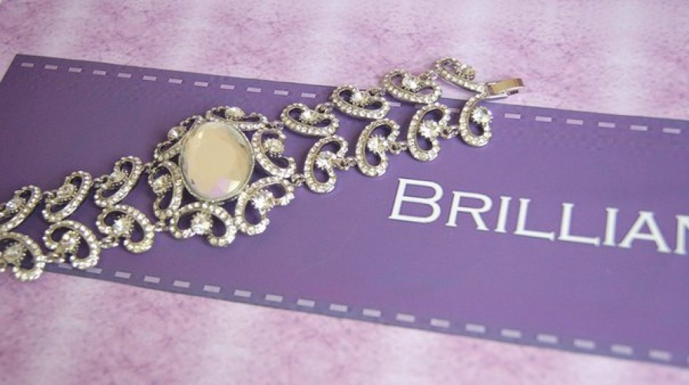 Браслет с родиевым покрытием