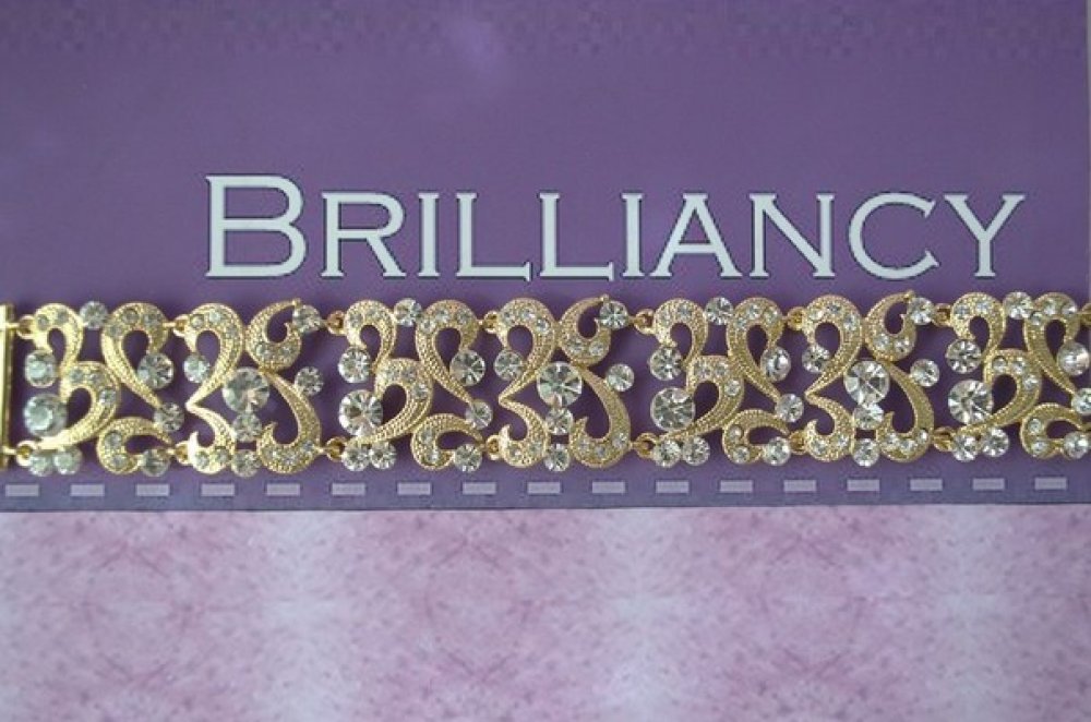 Браслет с родиевым покрытием