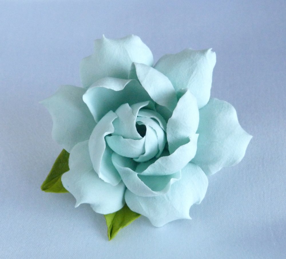 Заколочка с гарденией
цветы слеплены из полимерной глины деко (claycraft by deco)
основа заколки - крокодильчик
диаметр - 7см
очень легкая)