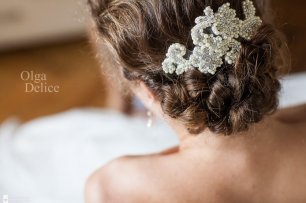 Заколка с жемчужинами