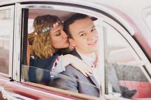 Венок для свадебной прически